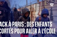 Crack à Paris: des enfants escortés par la police pour aller à l'école
