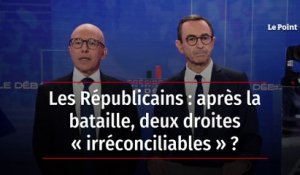 Les Républicains : après la bataille, deux droites « irréconciliables » ?