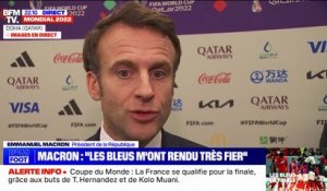 Emmanuel Macron: "Les Marocains ont fait une très grande demi-finale"