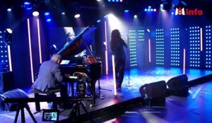 Avant son dernier JT sur M6 pour se consacrer à sa carrière de chanteuse, Kareen Guiock-Thuram s'est produite en live ce soir dans le 19.45