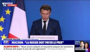 Emmanuel Macron sur le gaz russe: "Nous avons réussi à réduire très fortement cette dépendance"