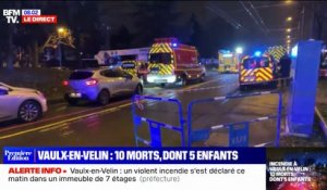 Incendie à Vaulx-en-Velin: 180 pompiers mobilisés, le feu désormais éteint