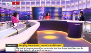 Soupçons de corruption au Parlement européen : "Ce qui a été révélé, c'est la face émergée de l'iceberg", selon l'eurodéputée Manon Aubry