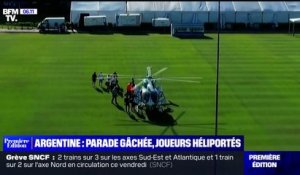 Argentine: les champions du monde évacués en hélicoptère à cause de la foule