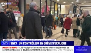 "On a tout fait pour éviter que les Français soient pénalisés" : ce chef de bord TGV s'explique à propos de la grève SNCF sur BFMTV