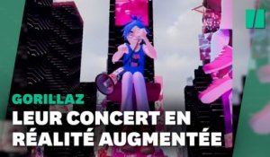 Gorillaz donne un concert en réalité augmentée à New York et Londres