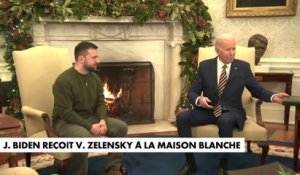 Guerre en Ukraine : Volodymyr Zelensky reçu par Joe Biden à la Maison Blanche