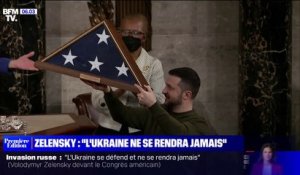 Applaudissements, échange de drapeaux et nouvelle enveloppe de soutien militaire: la visite de Volodymyr Zelensky à Washington