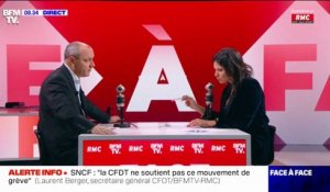 SNCF: "La CFDT ne soutient pas ce mouvement de grève", déclare Laurent Berger
