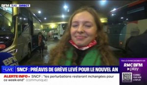 "Ravie", "contente": les voyageurs soulagés après la levée du préavis de grève à la SNCF pour le Nouvel an