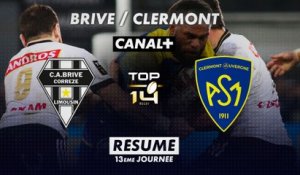 Le résumé de Brive / Clermont - TOP 14 - 13ème journée