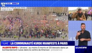 Fusillade à Paris: environ un millier de personnes rassemblées place de la République en hommage aux victimes