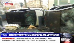 Paris: des dégâts considérables en marge du rassemblement en soutien à la communauté kurde