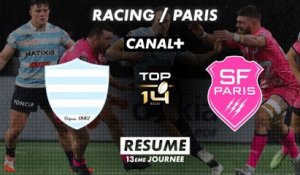 Le résumé de Racing 92 / Stade Français Paris - TOP 14 - 13ème journée