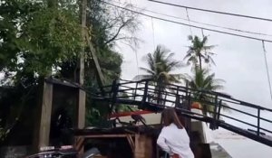 Les Philippines frappées par des inondations le jour de noël