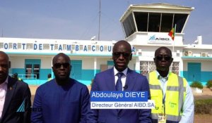 AIBD : Visite des travaux de réfection de l'aéroport de Tambacounda