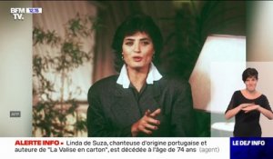 La chanteuse portugaise Linda de Suza, auteure de "La Valise en carton", est décédée à l'âge de 74 ans