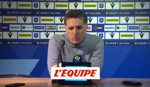 Pélissier : «Les erreurs se payent cash» - Foot - L1 - Auxerre