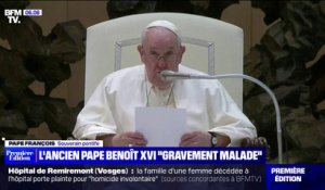 Le pape François annonce que son prédécesseur Benoît XVI est "gravement malade"