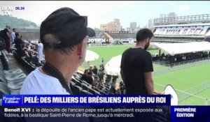 L'émotion des Brésiliens patientant à Santos pour rendre hommage à Pelé