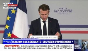 Emmanuel Macron salue le "dévouement et le professionnalisme" des soignants