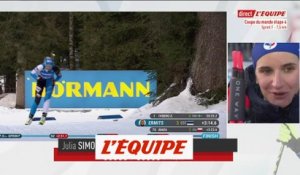 Julia Simon : « C'est un beau podium » - Biathlon - CM (F) - Sprint