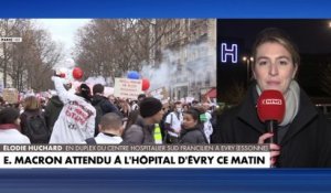 Emmanuel Macron attendu à l'hôpital d'Evry ce matin