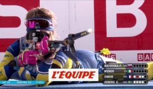 Le résumé de la poursuite de Pokljuka - Biathlon - CM (F)