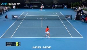 Adélaïde - Djokovic sur la Korda raide mais titré