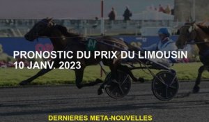 Limousin Prix Pronostic 10 janvier 2023
