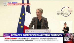 Élisabeth Borne sur les retraites: "Nous conservons une ambition de justice et de progrès"