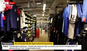 Le distributeur d'articles sportifs Go Sport est-il en cessation de paiement: Le tribunal de commerce de Grenoble se penche sur le dossier de ce groupe qui emploie 2.160 salariés en France - VIDEO
