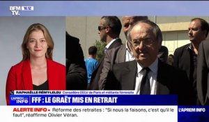 "Il était temps !": la réaction de Raphaëlle Rémy-Leleu, conseillère EELV de Paris, après la mise en retrait de Noël Le Graët de la FFF