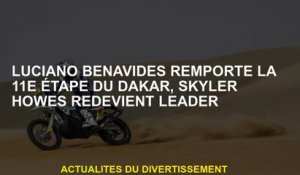 Luciano Benavids remporte la 11e étape du Dakar, Skyler Howes devient le leader