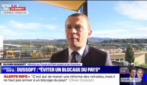 Olivier Dussopt: "La réforme des retraites que nous portons n'est pas la même qu'il y a 4 mois"