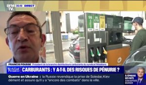 Francis Pousse, président "distributeurs de carburants" au syndicat Mobilians: "Faire des pleins de précaution risque plus de nous déstabiliser que la grève en elle-même"