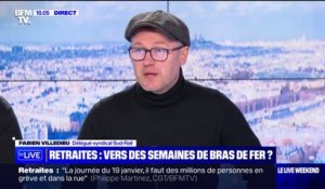 Fabien Villedieu, délégué syndical Sud-rail sur la grève du 19 janvier: "Si on veut être entendus, il faut mettre le pays à l'arrêt"
