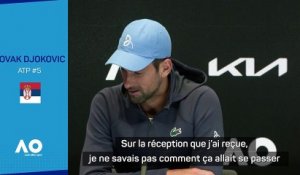 Open d'Australie - Djokovic : "Reconnaissant d'avoir eu autant de bienveillance"