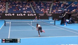 Les temps forts de Gauff - Siniakova