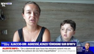 Ajaccio-OM: agressé, Kenzo, supporter marseillais de 8 ans, témoigne sur BFMTV