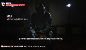 LIGNE ROUGE - Max, membre du black bloc, explique le recours à la violence du mouvement
