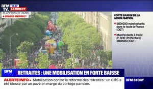 Retraites: 900 000 manifestants dans toute la France selon la CGT