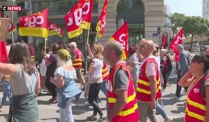Grève contre la réforme des retraites en régions