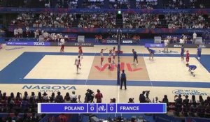Le replay du 1er set de Pologne - France - Volley - Ligue des nations