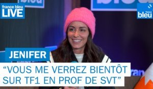 Jenifer "Vous me verrez bientôt sur TF1 en prof de SVT" - Interview France Bleu Live
