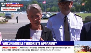 Élisabeth Borne sur l'attaque au couteau à Annecy: "Je crois qu'aujourd'hui c'est le temps de l'émotion"