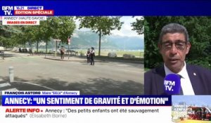 Attaque au couteau à Annecy: "Des enfants sont sortis du bloc opératoire", indique le maire "EELV" d'Annecy, François Astorg