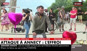 En direct d’Annecy dans "Morandini Live", un homme laisse éclater sa colère après le drame: "Pourquoi je n'étais pas là hier ? Il ne faut pas toucher aux enfants !" - VIDEO