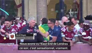 Les joueurs de West Ham ont célébré le titre Ligue Europa Conférencedans les rues de Londres