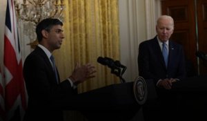 Joe Biden et Rishi Sunak renforcent leur coopération face à "de nouveaux défis"